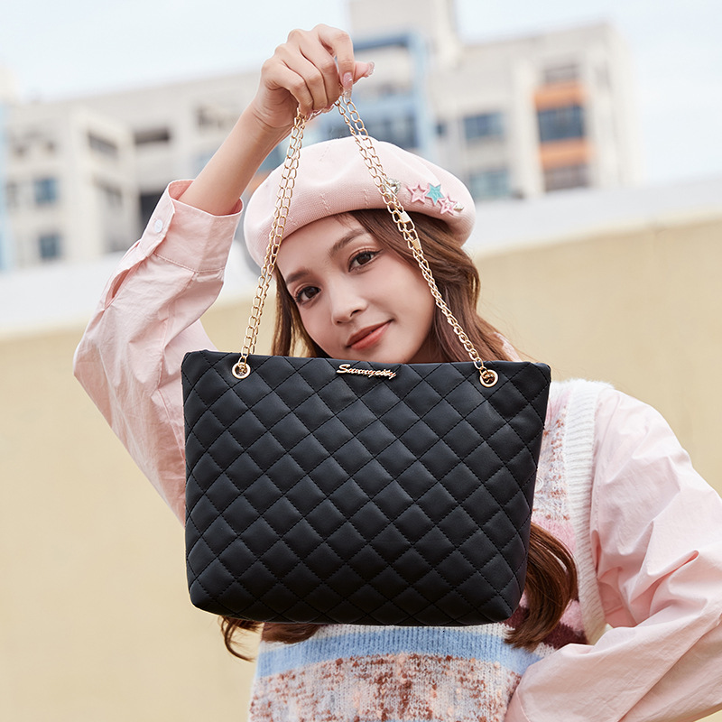 Free Shipping 2025 New Designer Bag Luxury Large Capacity Wallet High-end Shoulder Bag Solid Color Trendy Women's Handbag