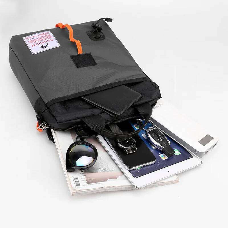 Men's Satchel Shoulder Bag High Quality Boys Crossbody Pack Lightweight Man Messenger Flap Nylon Male Business Handbags X99C+