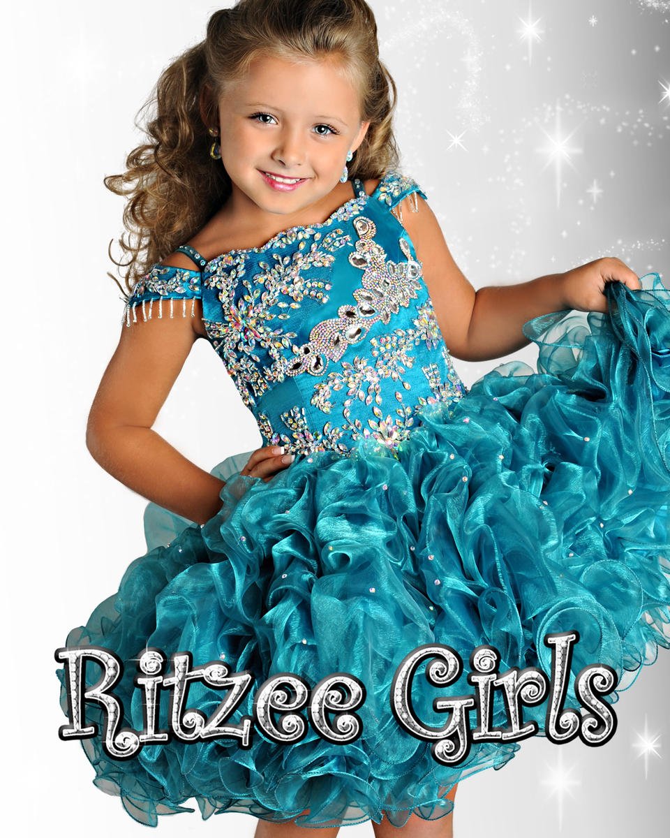 2026 Girls Pageant Dresses with Straps and Crystals Real Pictures Tiered Ruffled Organza Cupcake Girls Gowns Off Shoulder Fuchsia Jade Custom Made