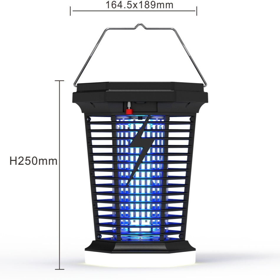 Solar mosquito killer lamp USB charging mosquito killer mosquito trap lamp battery camping lamp mosquito killer + lighting