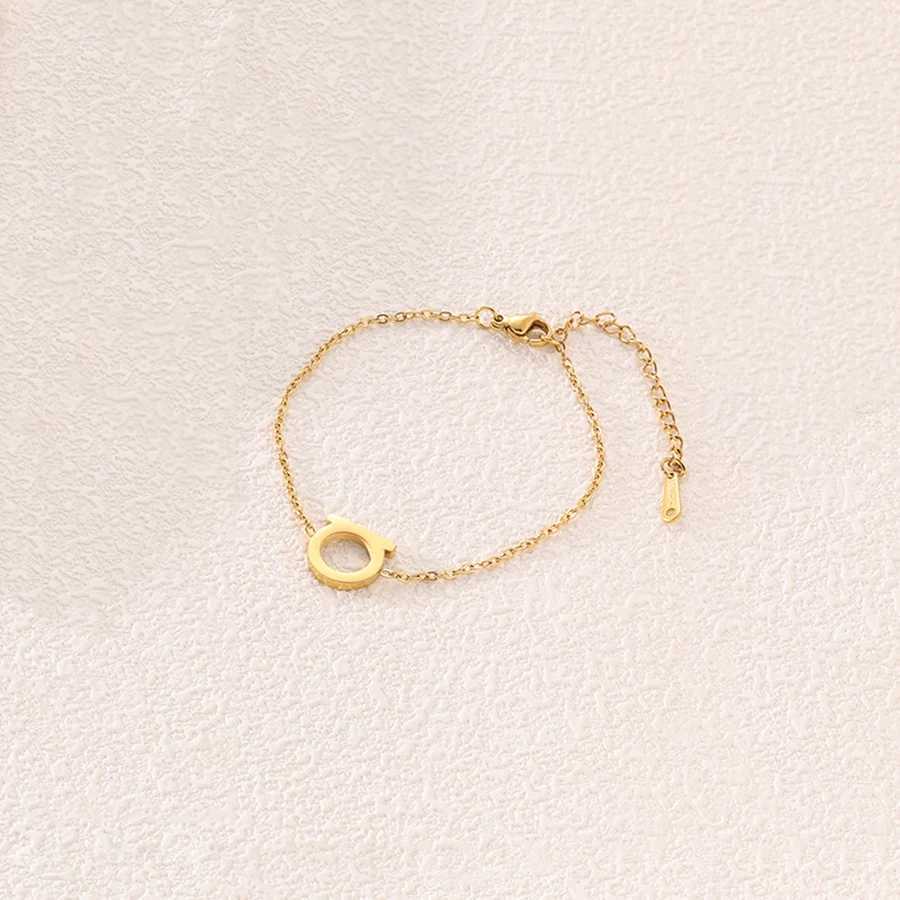 2024 Yeni Scak Sat Basit ngilizce Harf D Kolye Bileklik Kpe Seti Tak Z250607