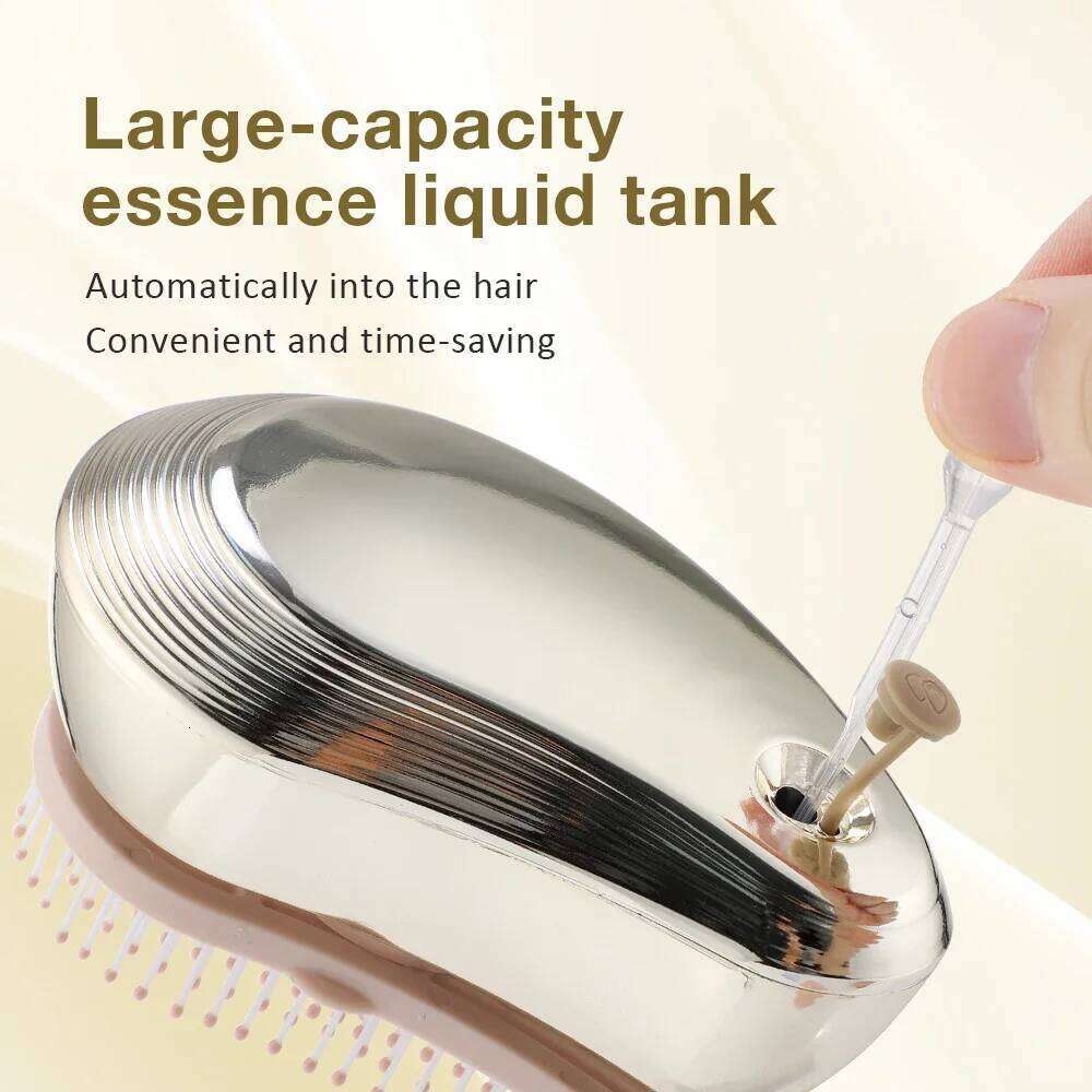 Electric Spray Massage Growth Vibration Head Massager Brush LED Anti Hair Loss Scalp Liquid Medicine Atomizing Comb