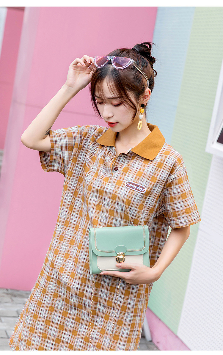 Free Shipping 2025 New Designer Bag Luxury Wallet Korean Stitching Color Blocked Mobile Phone Bag Shoulder Bag Embroidered Women's Handbag