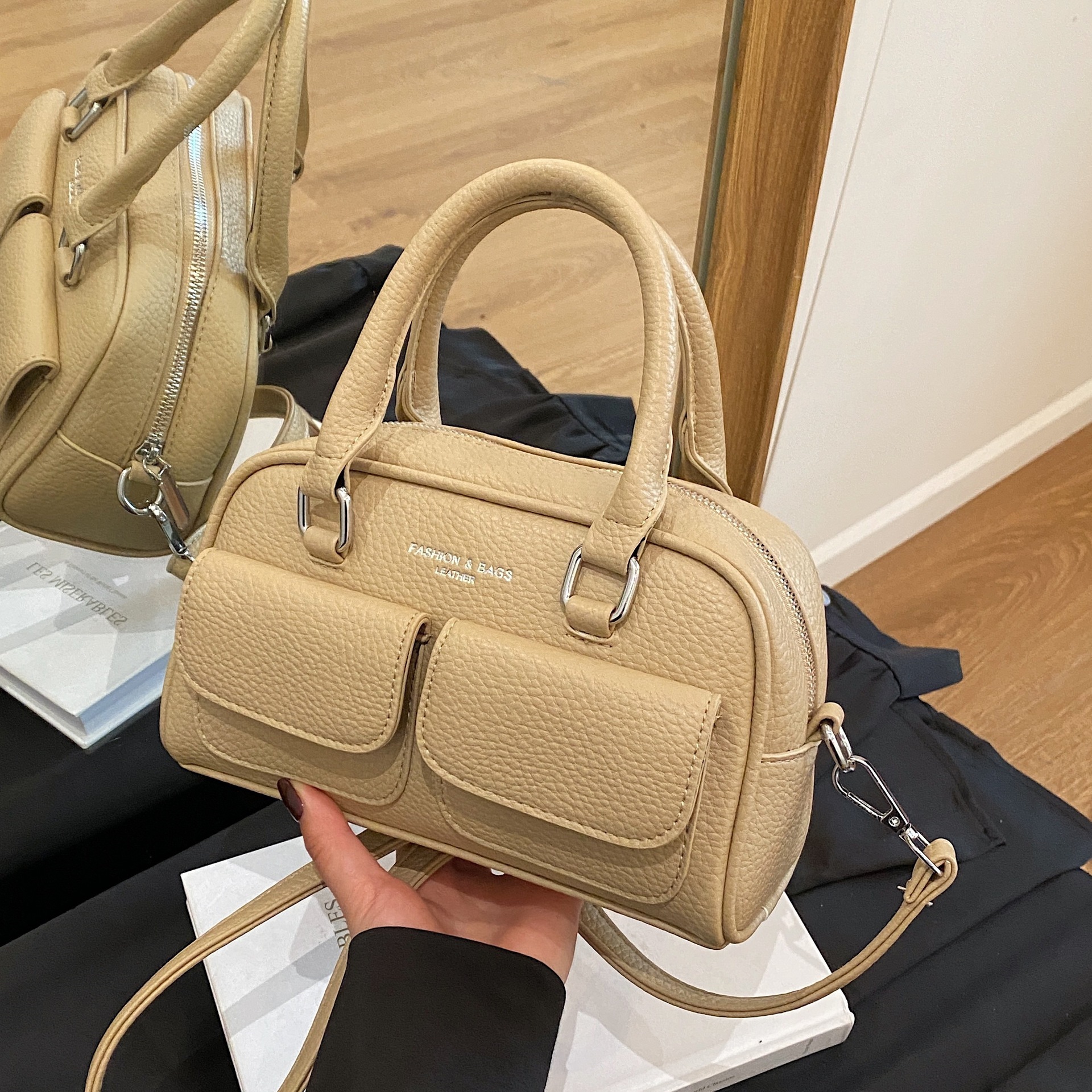 designer High-End Handbag for Women 2025 New Casual Fashion Versatile Crossbody Bag Korean Style Shoulder Boston Bag