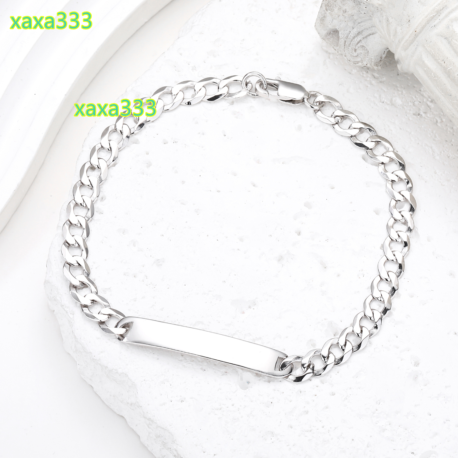 Wholesale Miami Cuban Chain Bracelet 925 Sterling Silver Trendy Hip Hop Mens Cuban Chain