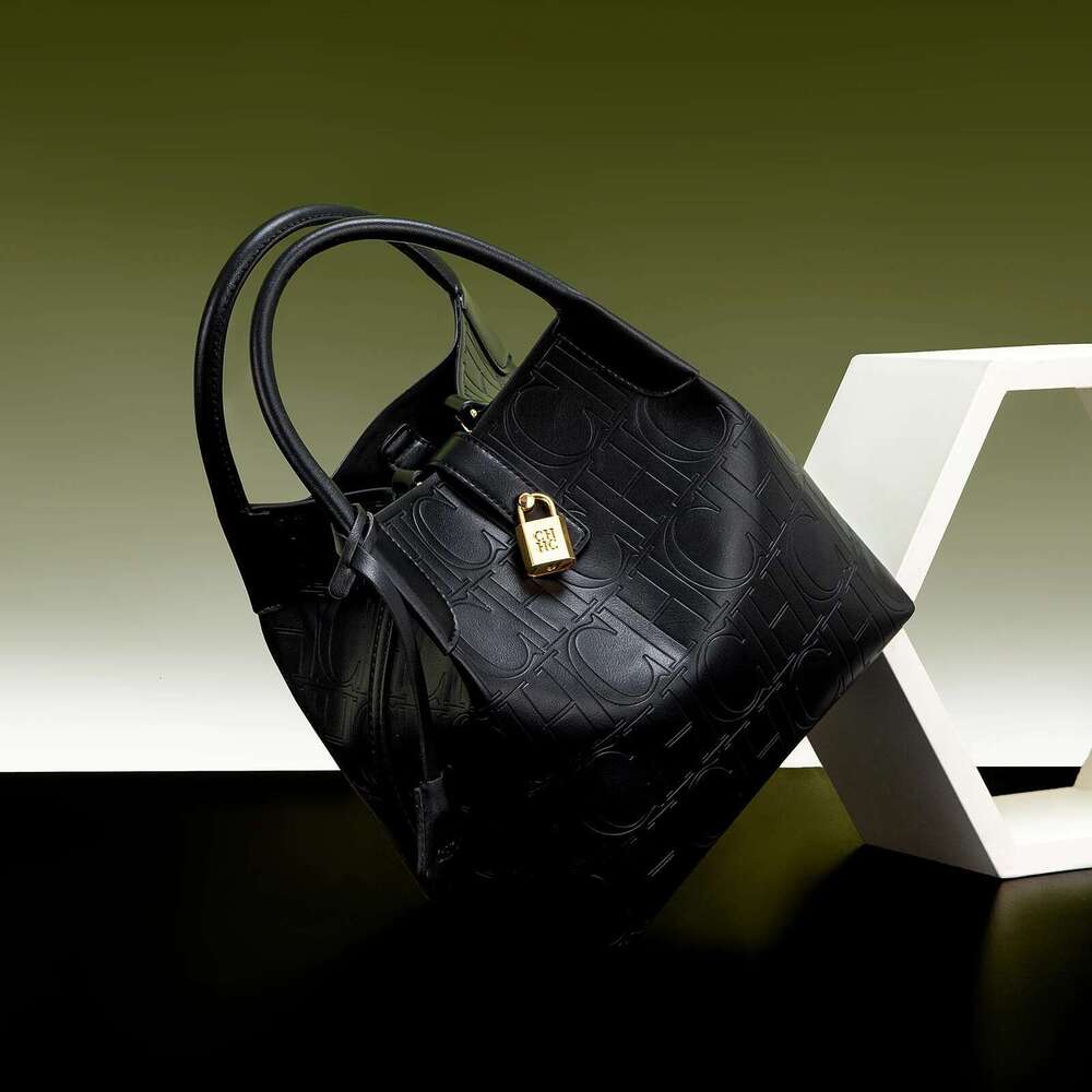 Fashion Classic Retro Solid Color Women's New 2025 Crossbody Business Commuter Bucket Bag