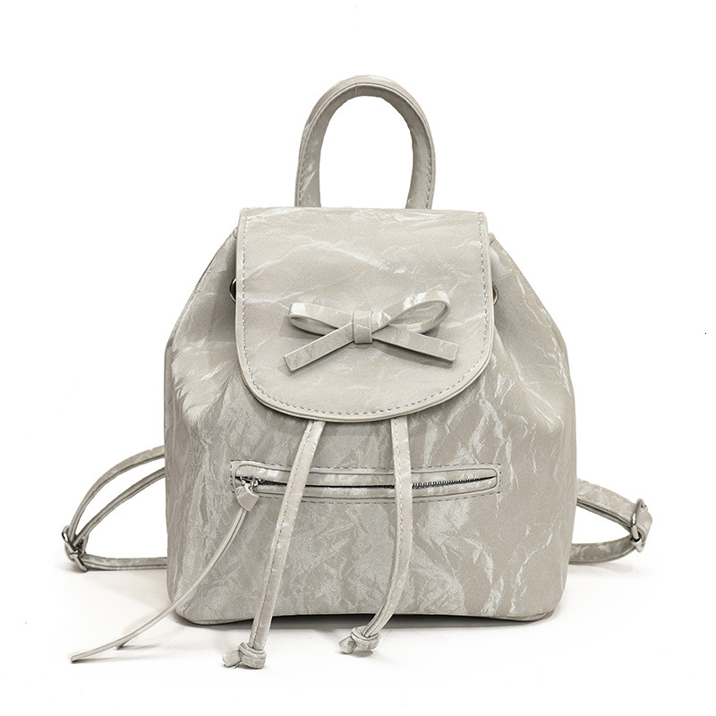 designer Korean Style Fashion Handbag for Women 2025 New High-end Versatile Backpack Casual Travel Small School Bag