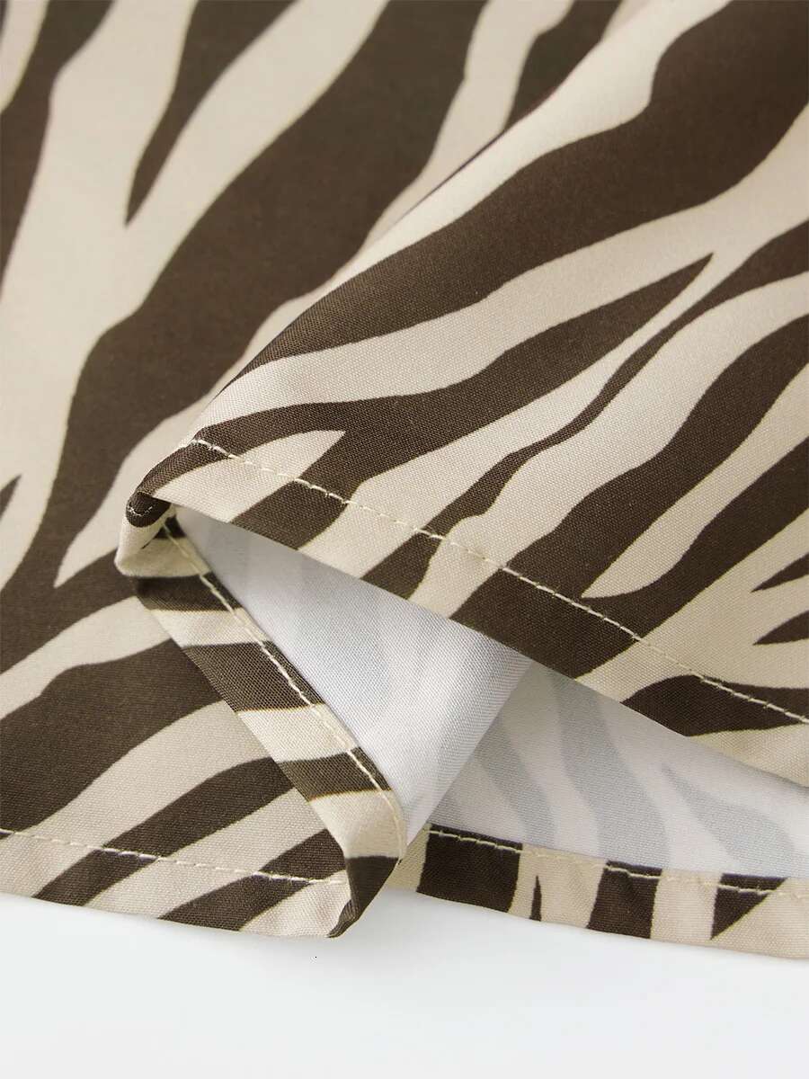 Leopard Print Crop Top Sexy v Neck Sleeveless Fit Tank Tops Fashionable Summer Streetwear for Women