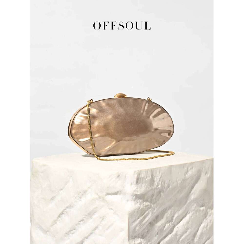 Mermaid Series White Pearl Effect Hard Shell New Wedding Dress For Bride With Evening Bag