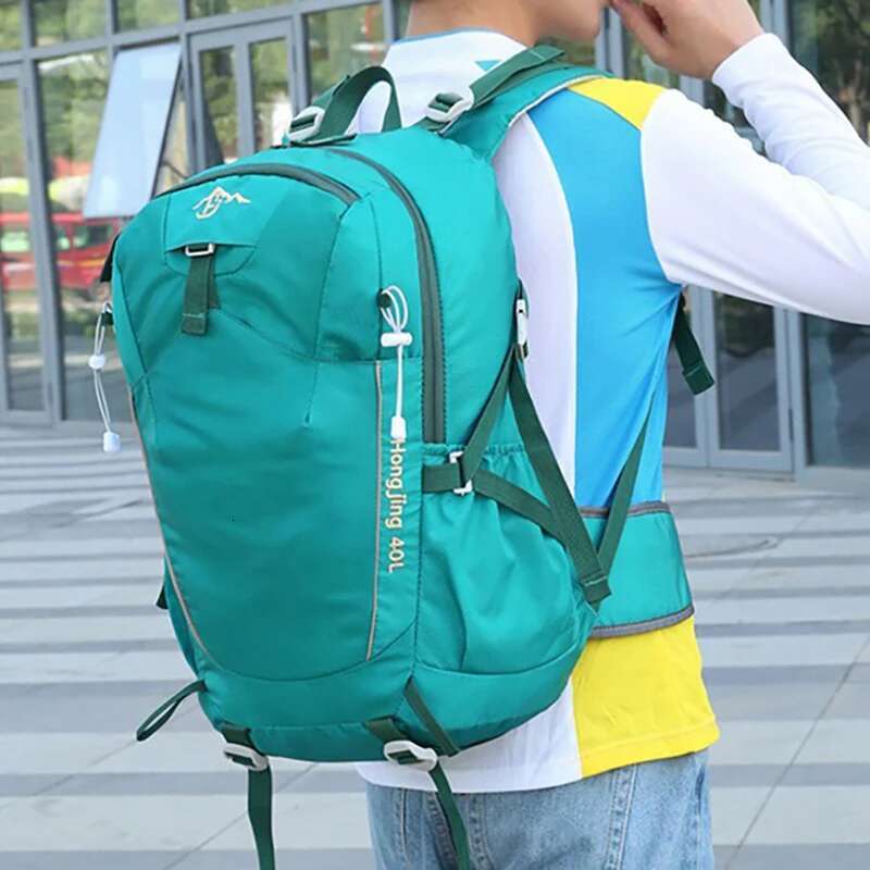 40L Multifunctional Hiking Bag Expandable Backpack Lightweight Sports Daypack Large Capacity Camping Trip Storage Pack