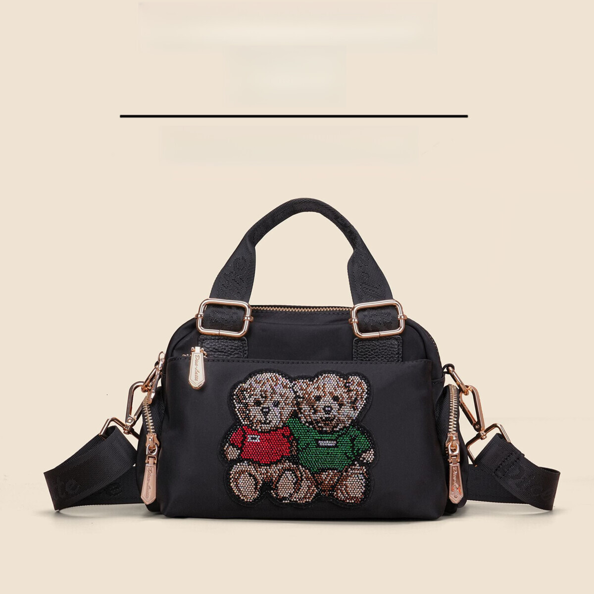 New Style New Simple Crossbody Bag for Women Small Panda Handbag Lightweight Phone Bag for Girls Shoulder Bag for Going Out New Free Delivery Designer