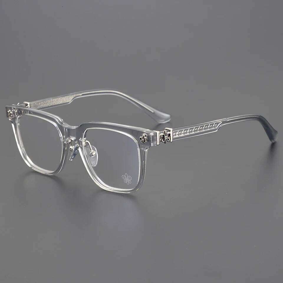 2024 New Women's Acetate Fashion Square Frame Designer Brand Men's Optical Prescription Reading Business Glasses