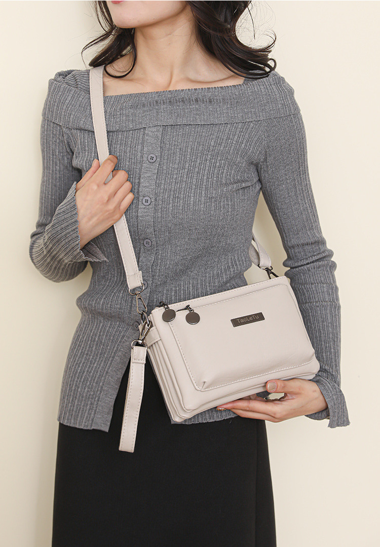 Free Shipping 2025 New Designer Bag Genuine Leather Luxury Women's Wallet Fashionable Multi Compartment Handbag High-end Trendy Shoulder Bag