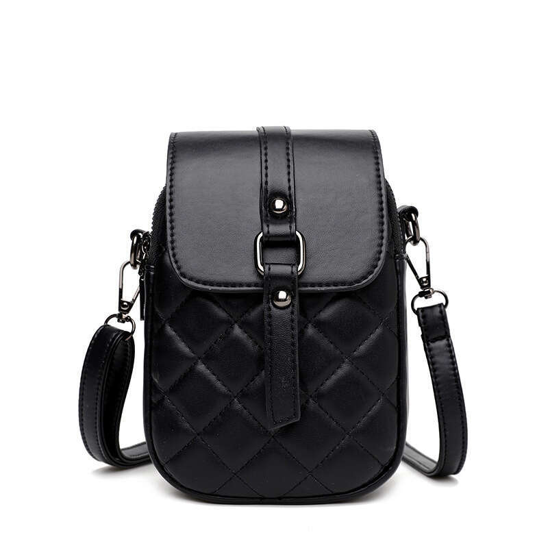 Phone for Women 2025 Spring New Fashion Single Shoulder Crossbody Small Embroidered Quilted Mini Bag