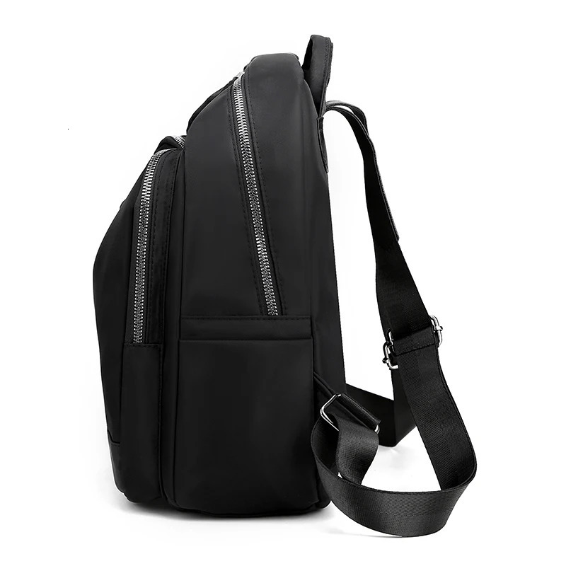 Fashionable backpack large capacity travel bag with practical pockets handbag zipper closure 250605