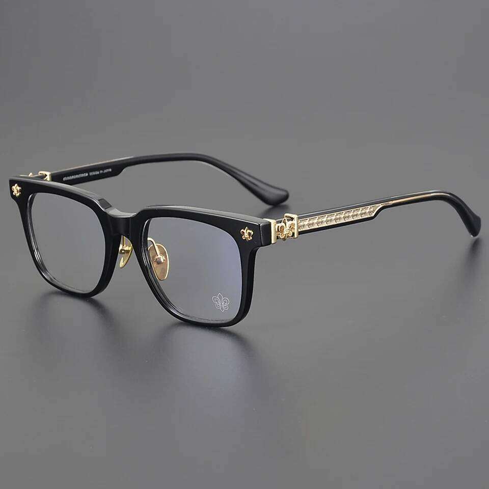 2024 New Women's Acetate Fashion Square Frame Designer Brand Men's Optical Prescription Reading Business Glasses