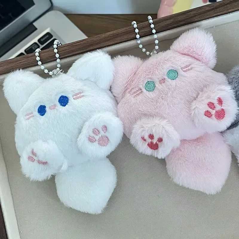 1-20PCS Cute Plush Long Tail Pendant CAT Doll School Bag Charm Key Charm childrens Birthday Gift Holiday Friend GiftXJ250607