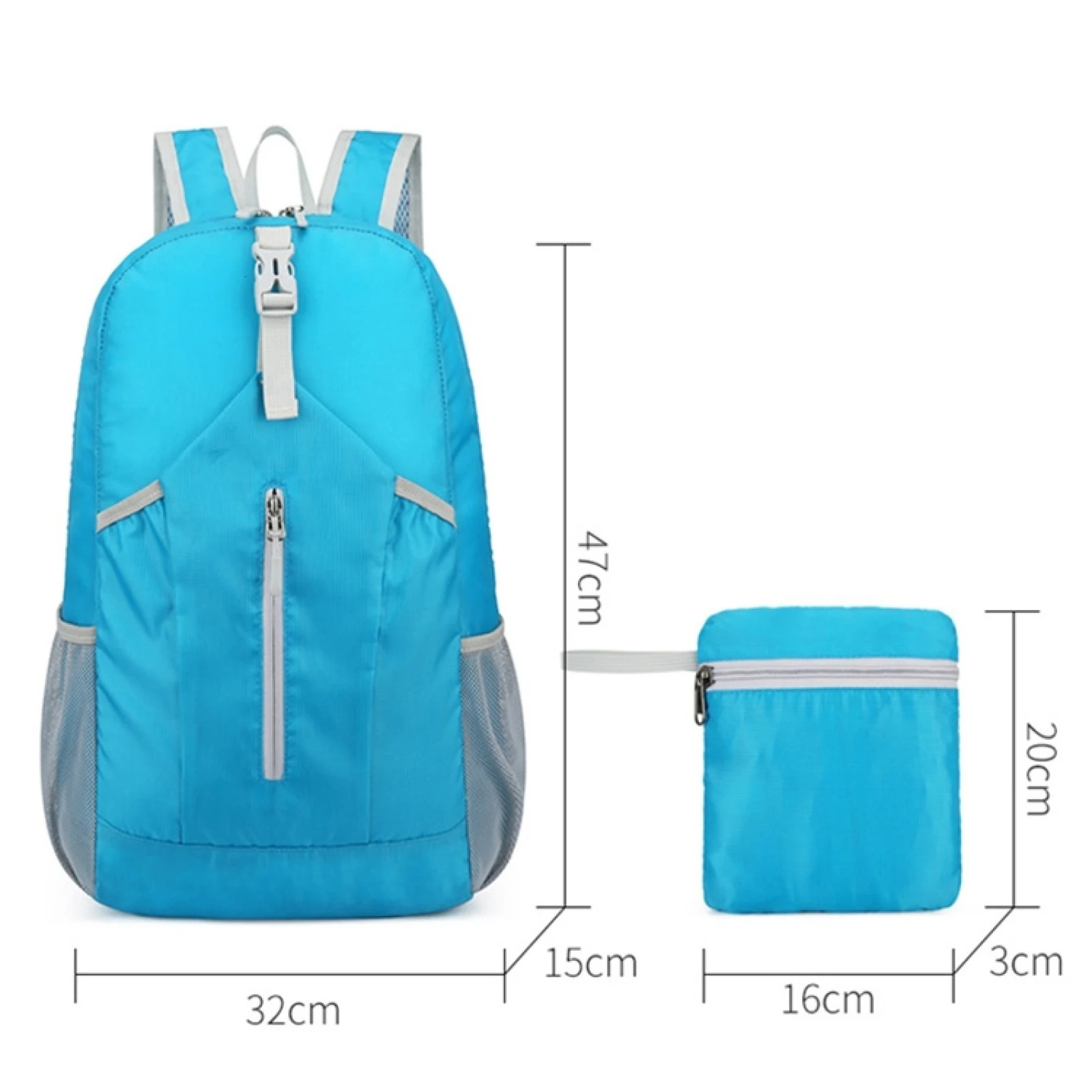 HAWEEL Hiking Portable Foldable Backpack Large Capacity Waterproof Shoulder Bag Outdoor Camping Picnic Travel Backpack 250605