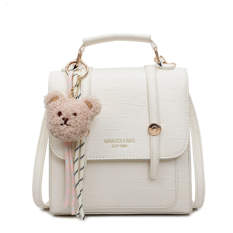 designer High-End Double Shoulder Bag for Women 2025 New Fashion Versatile Commuter Backpack for College Students Travel Handbag