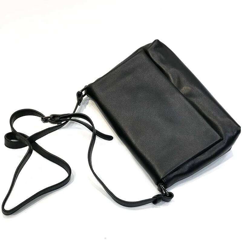 Soft Genuine Leather Ladies Crossbody For Women Solid Color Cell Phone Bags Shoulder Messenger Bag New 2025