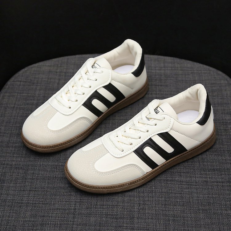designer Shoes Export flat fashion white sneakers 2025 Spring New Style Korean version Forrest Gump shoes, German training board shoes Free shipping
