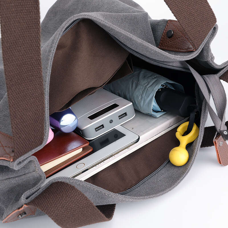 2025 Single Shoulder for Women Casual Solid Color New Handbag Crossbody Fashion Versatile Ladies Canvas Bag