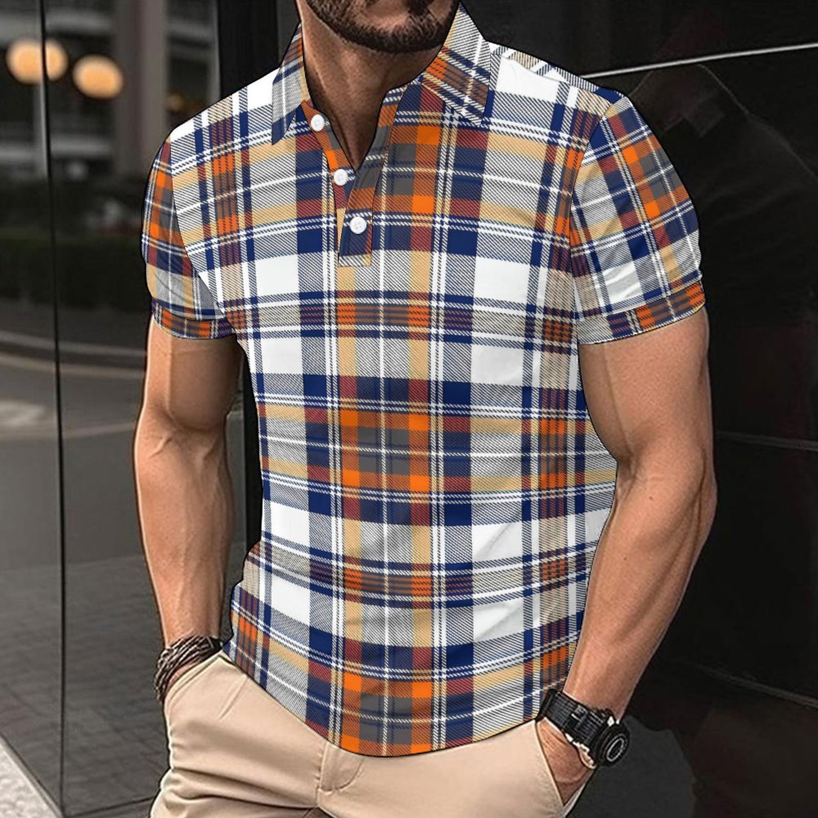 Men's T-Shirt Men's Street Fashion Summer Daily Shirt Hawaiian Whale Shark Cartoon Print Casual Loose Short Sleeve Beach TopEU Sizes: S - 3X