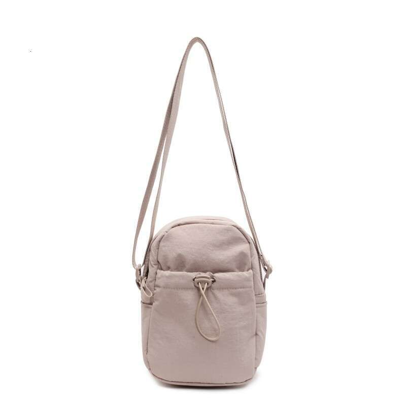 INS Canvas Women's Phone Versatile Casual Lightweight Crossbody Korean Style Niche Design Water Bottle Bag