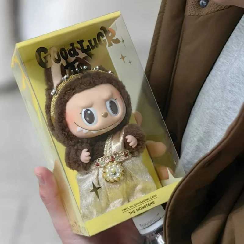 New Arrival The Monsters Labubu Good Luck To You Series Vinyl Face Doll Action Figure Keychain Pendant Replica Toy Birthday Gift Z250607