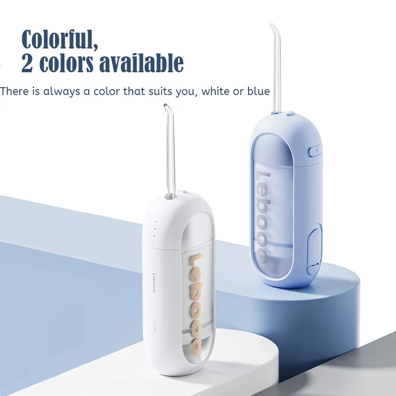 Home Travel Water Flosser Portable Oral Irrigator Water Teeth Cleaner PickThree types of nozzles IPX7 Waterproof 250605