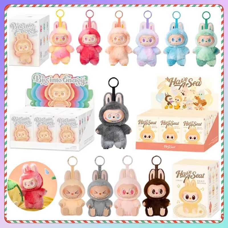 For Quality Macaron Second-Generation Labubu Sitting Party Vinyl Plush Blind Box Toy 1 1 Surprise Box Accessory ChildrenS Gift XJ250607