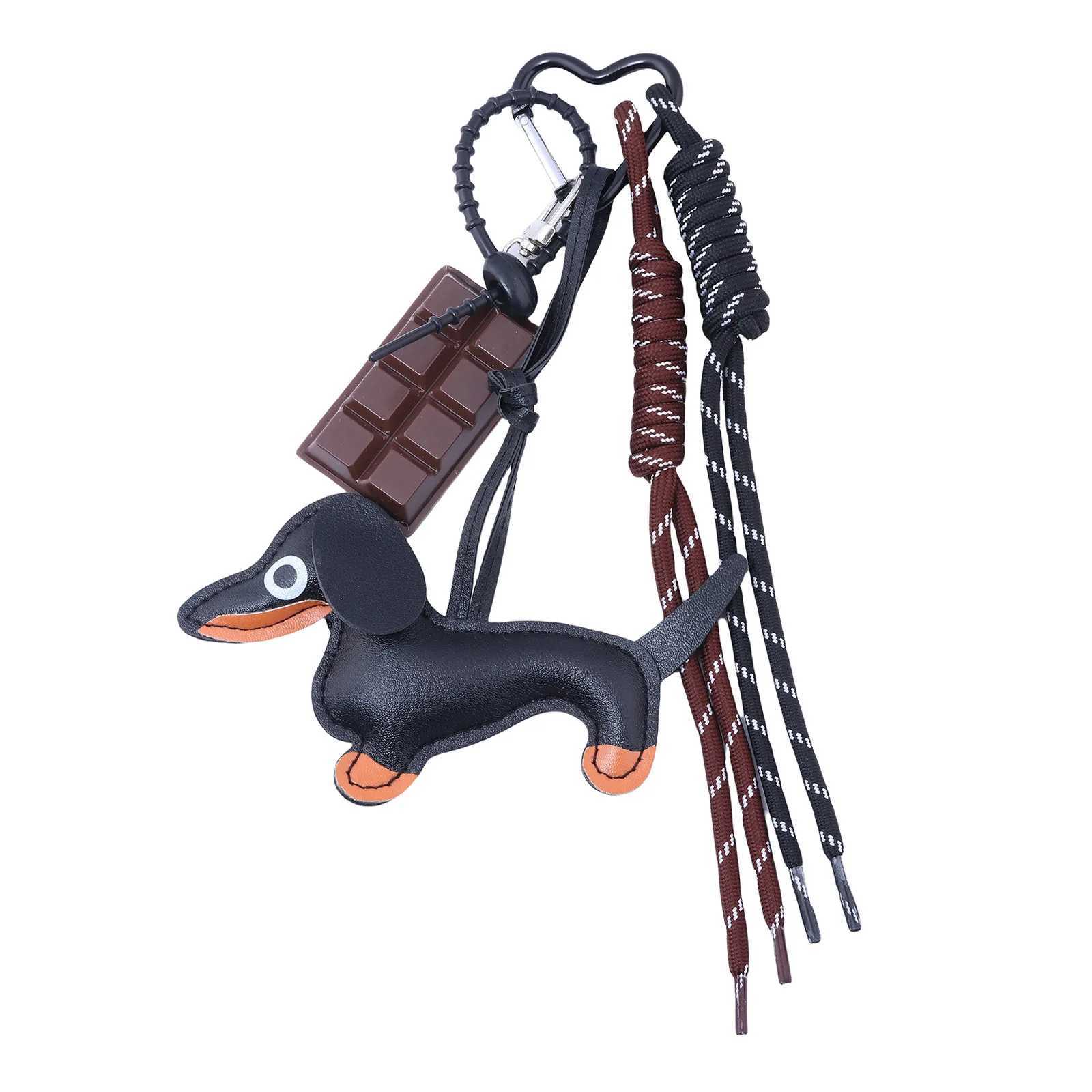 Creative Dachshund Style Pendant For Ladies Bag High-end Keychain Pendant Braided Rope Bag Pendant Suitable For Bag Accessories XJ250607