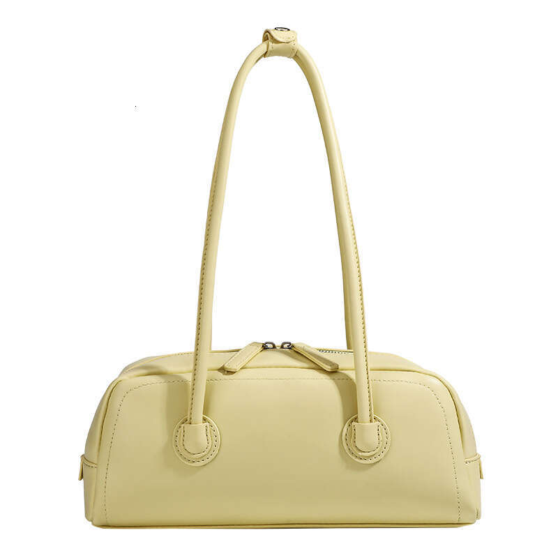 Korean Style Niche Boston Women's 2024 Summer New Simple Large Capacity Underarm Versatile Handbag Shoulder Bag