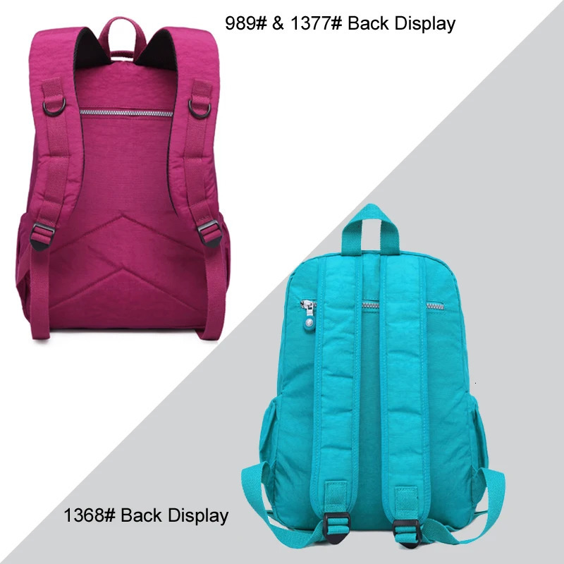 TEGAOTE Aesthetic School Backpacks for Teenagers Girl Nylon Waterproof Travel Backpack Purse Women Laptop Bagpack Mochila 250605