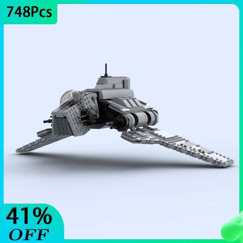 NEW Nu class Attack Shuttle Republic Version MOC Building Blocks Model SpaceShip Battle Bricks Toys Kids Gifts Z250607
