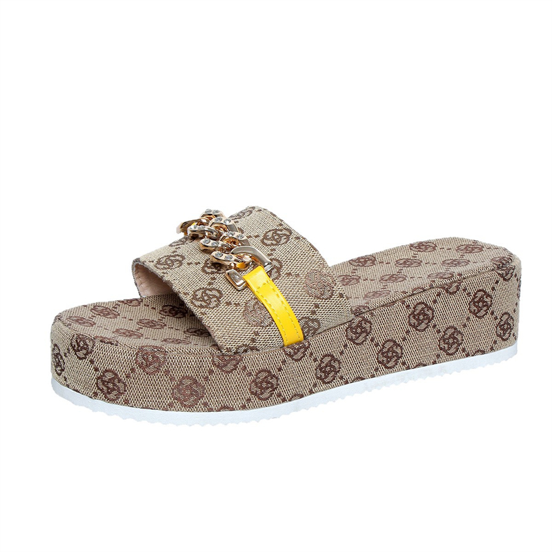 hot free shipping designer slippers for women casual beach shoes outdoor Vintage sandals home sliders size 36-43