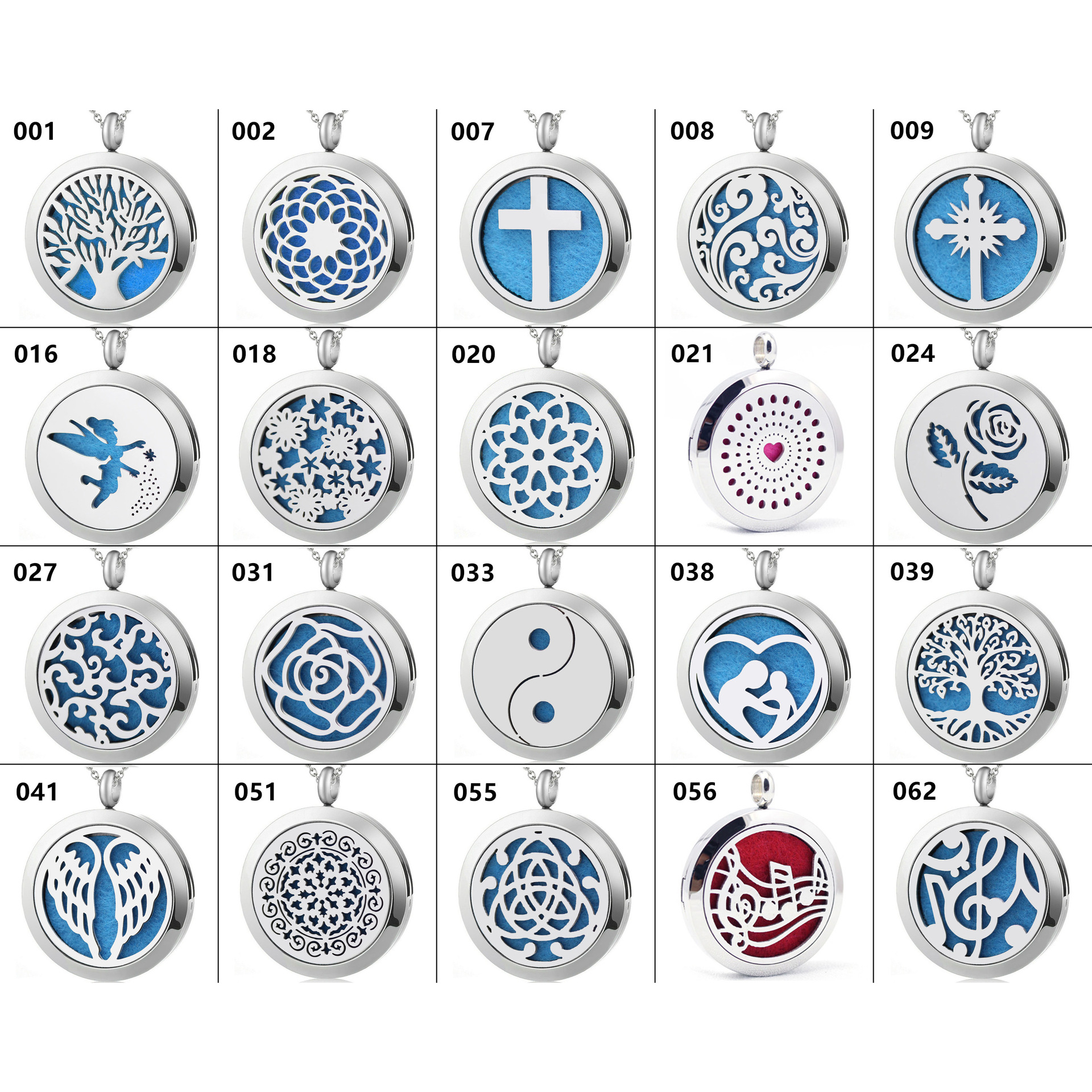 Stainless Steel Essential Oil Aromatherapy Pendant - Magnetized & Hollow-Carved Design for Personal Scent Dispersal