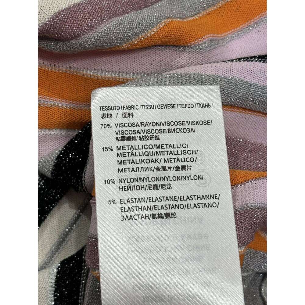 French Style Women Gold Thread Colored Striped V-Neck Knitted Long Fashion Lady High Waist A-Line Dress Female Prom Gown