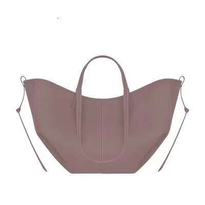 Wing Bucket Women's Tote Bag Cyme Cowhide Handbag 2025 New Elegant and Unique Style