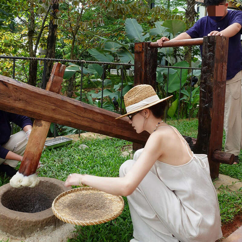 French Style Old Money Hollow Straw for Women Summer Beach Vacation Sun Protection Panama Hat designer bag