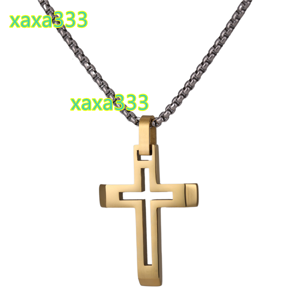 Cheap Price Personalized Stainless Steel Cross Pendant Men Women Gold Plated Pendant Jewelry