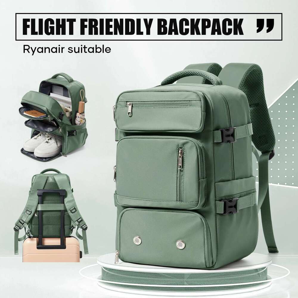 Multifunction Waterproof Travel Shoe Storage,Business Flight Approved Backpack Ryanair 40X20x25,Laptop Hand Lage Bag