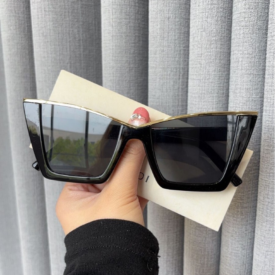 New Oversized Cat Eye Ins Luxury Fashion Show Street Style Sunglasses