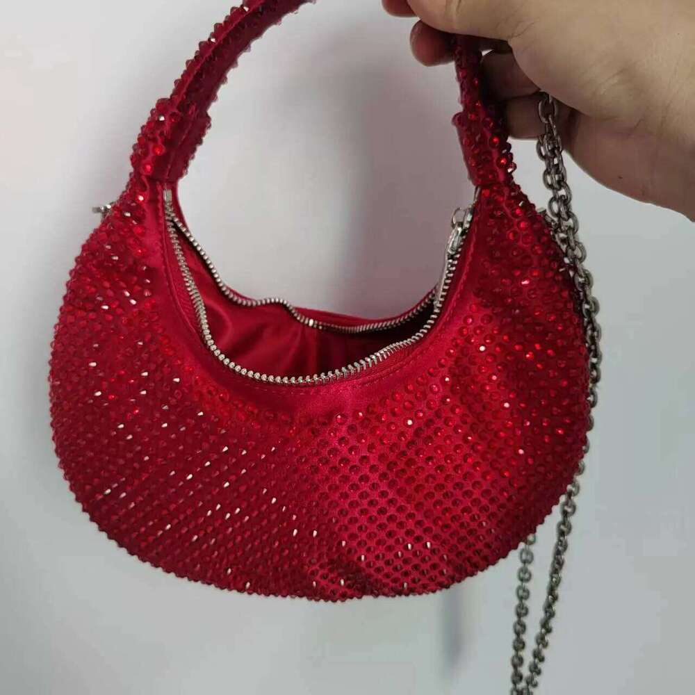 2025 New Red/Black Bridal Wedding Purse Party Evening Handbag For Women