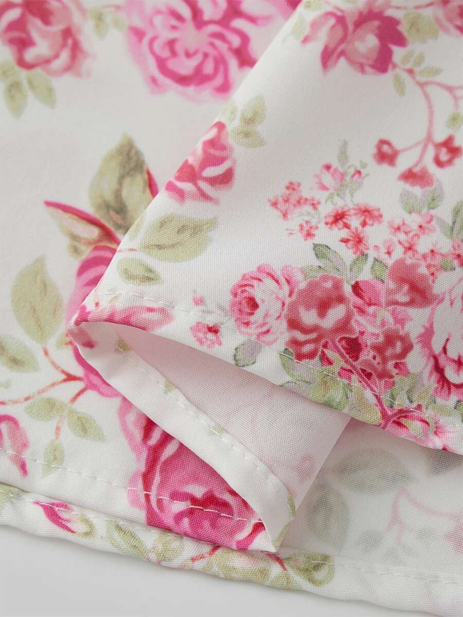 Elegant Boho Chic Maxi Dress with Floral Print and Delicate Lace Details Sleeveless V-neck A-line Dress for Summer Wedding or