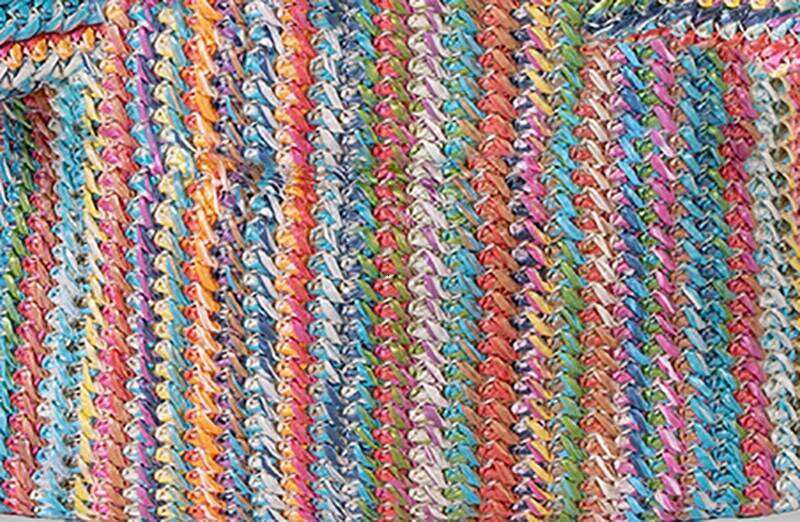 3Pcs Clutch Bags Women Straw Weave Multifunctional Holiday Style Flap Cover Long Beach Shoulder Bag