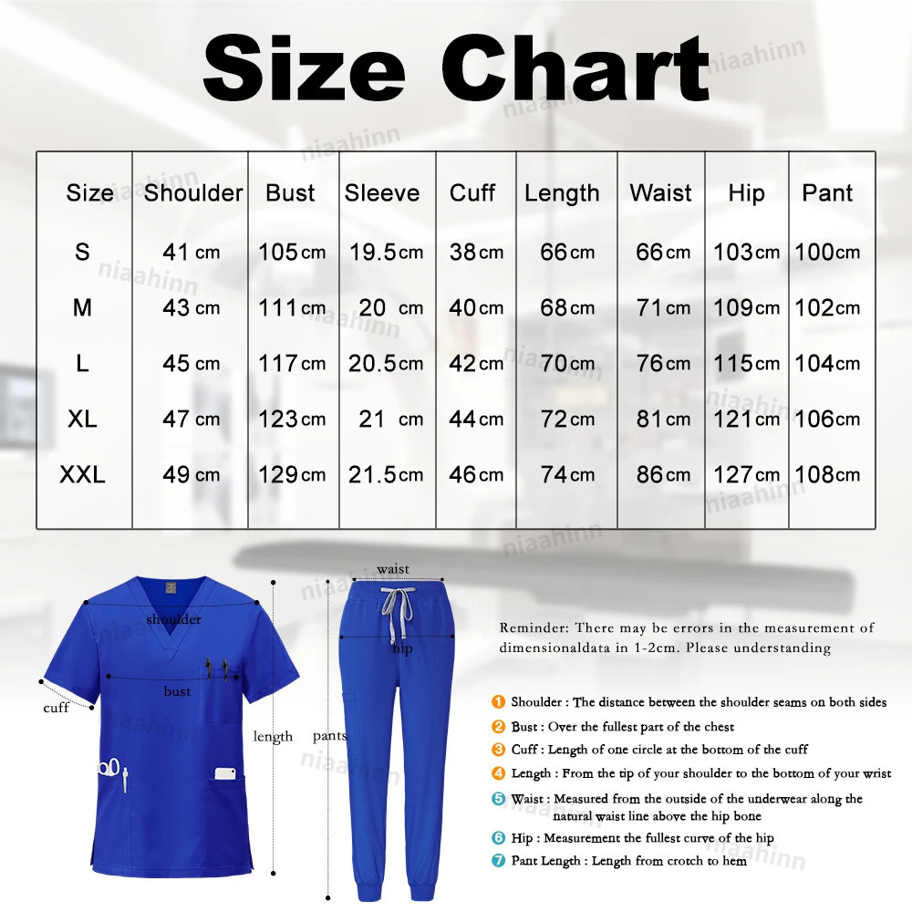 Scrubs Men Women Wholesale Uniforms Jogger Set Nurses Accessories Dental Clinic Pet Grooming Scrub Top Pants Sets 250603