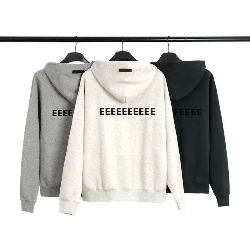Season 8 brand Men's Hoodies Design Back Plush Letter Cotton Hoodie Classic Brand Loose High Street Couple Set