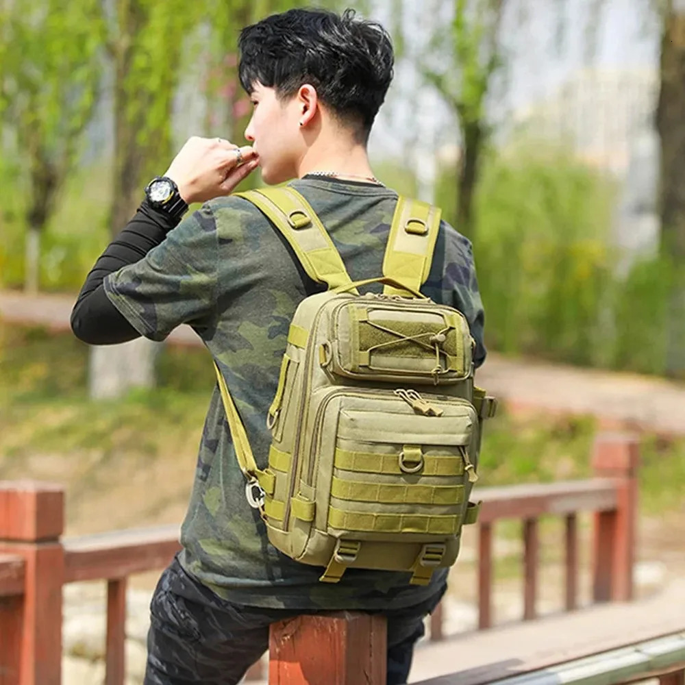 Fishing Backpacks Tactical Travel Backpack Bag Sling Outdoor Hiking Camping Hunting Backpack 250605