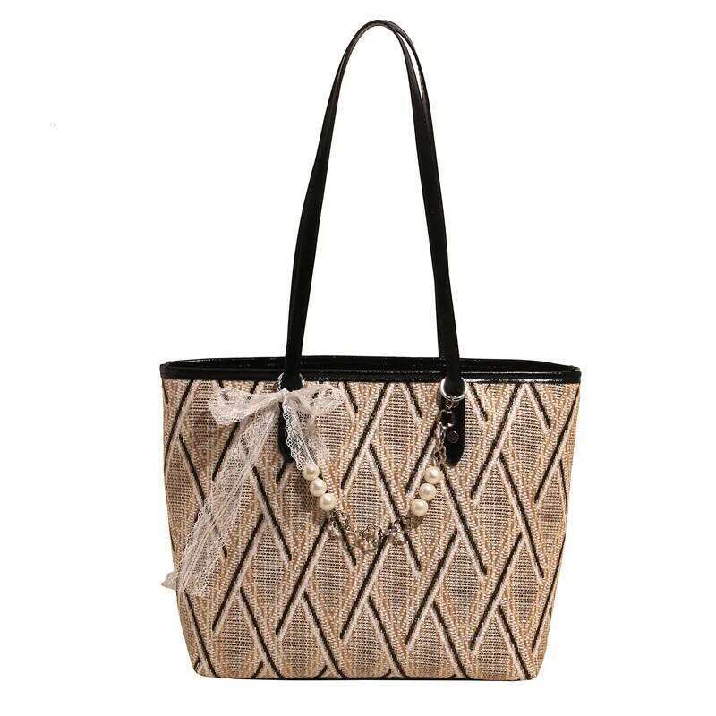 New With Fresh Bohemian Style, Women's Shoulder Tote Bag, Large Capacity Casual Shopping Bag
